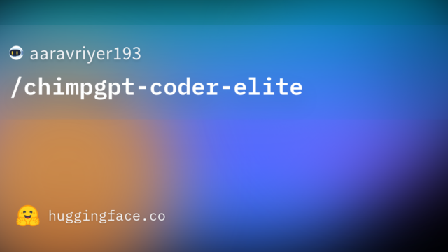 aaravriyer193/chimpgpt-coder-elite