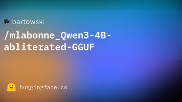 bartowski/mlabonne_Qwen3-4B-abliterated-GGUF
