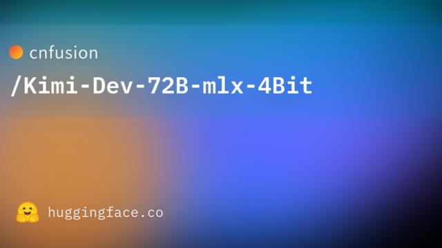 cnfusion/Kimi-Dev-72B-mlx-4Bit