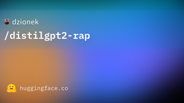 dzionek/distilgpt2-rap