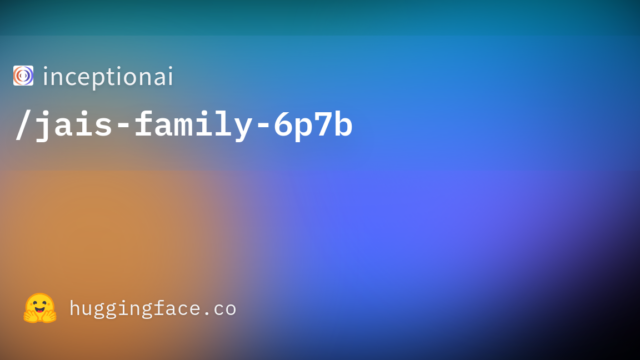 inceptionai/jais-family-6p7b