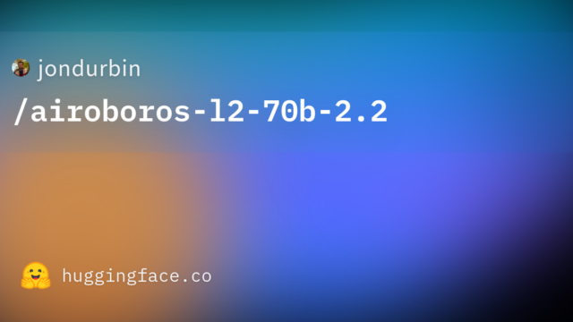 jondurbin/airoboros-l2-70b-2.2