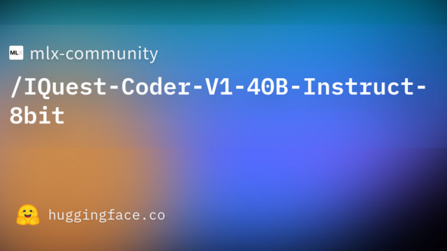 mlx-community/IQuest-Coder-V1-40B-Instruct-8bit