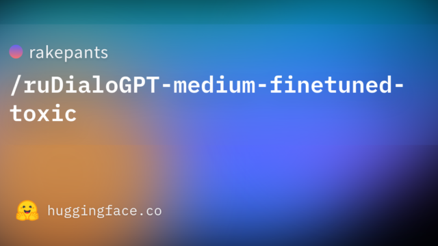 rakepants/ruDialoGPT-medium-finetuned-toxic