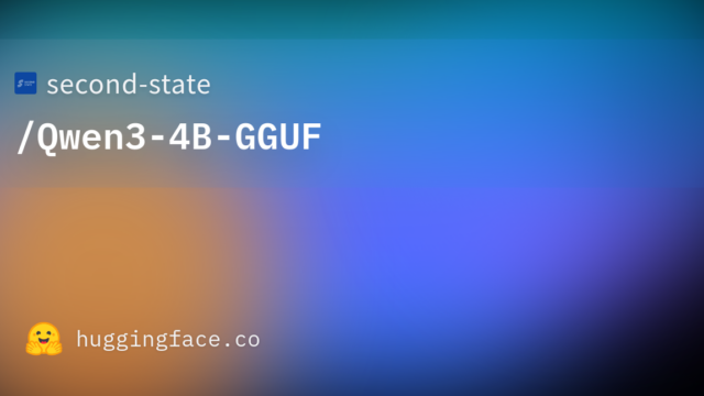 second-state/Qwen3-4B-GGUF