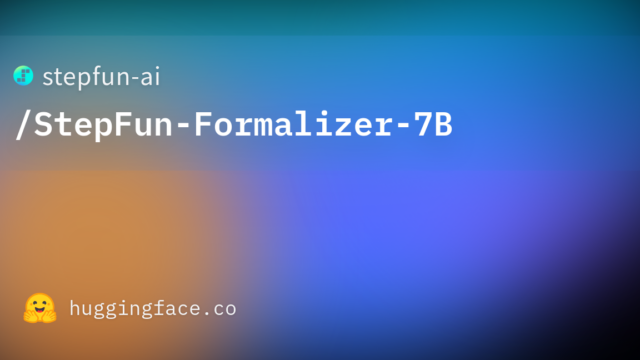stepfun-ai/StepFun-Formalizer-7B