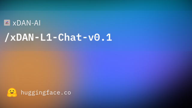 xDAN-AI/xDAN-L1-Chat-v0.1