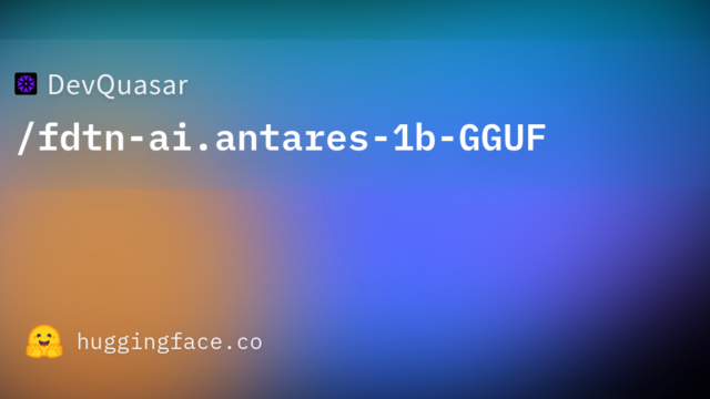 DevQuasar/fdtn-ai.antares-1b-GGUF