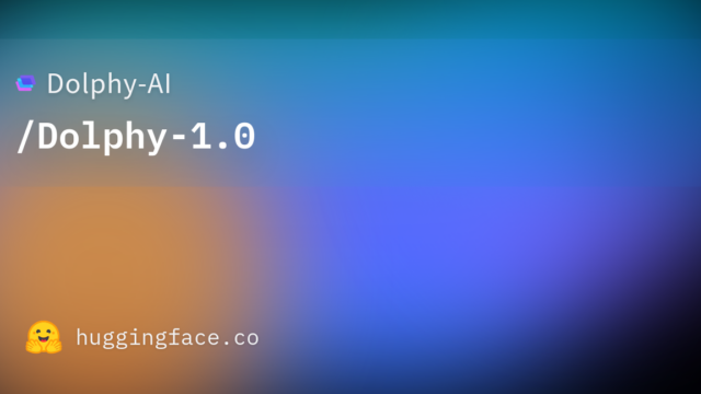 Dolphy-AI/Dolphy-1.0