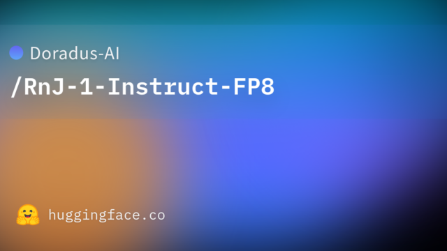Doradus-AI/RnJ-1-Instruct-FP8