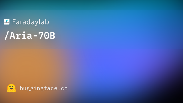 Faradaylab/Aria-70B