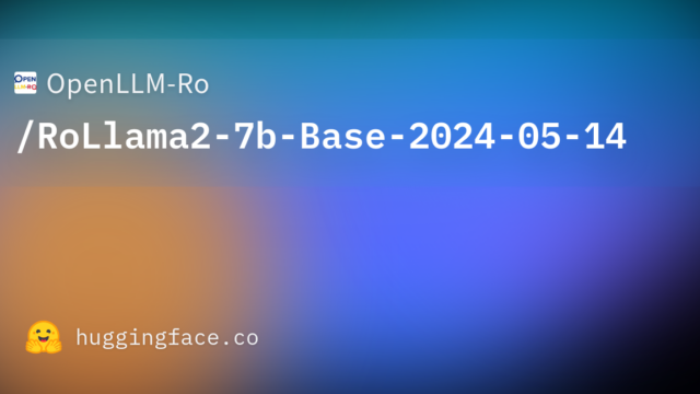 OpenLLM-Ro/RoLlama2-7b-Base-2024-05-14