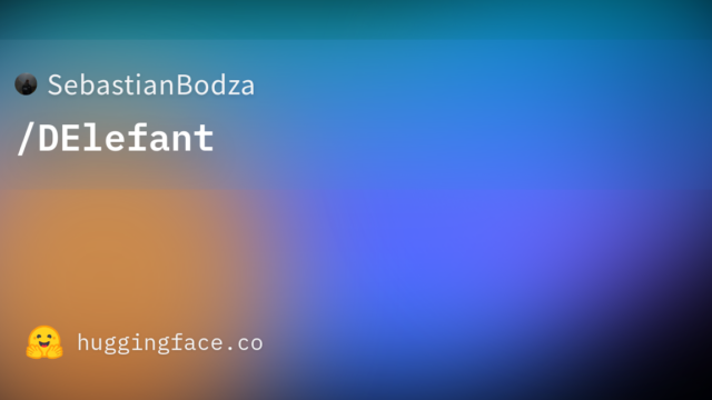 SebastianBodza/DElefant