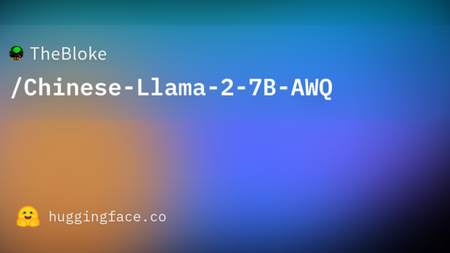 TheBloke/Chinese-Llama-2-7B-AWQ