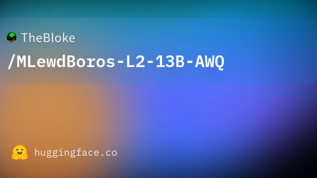 TheBloke/MLewdBoros-L2-13B-AWQ