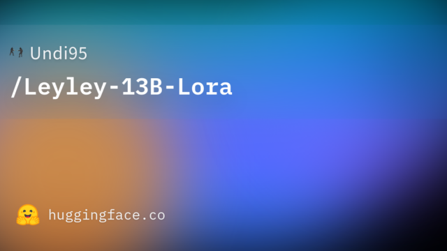 Undi95/Leyley-13B-Lora
