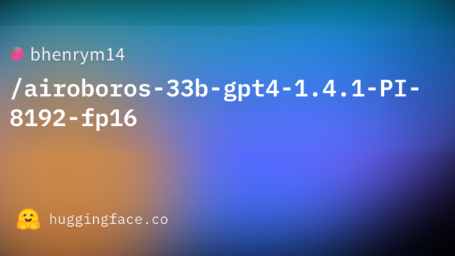 bhenrym14/airoboros-33b-gpt4-1.4.1-PI-8192-fp16
