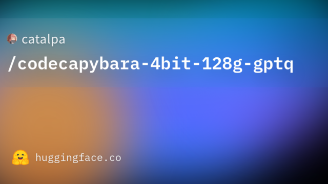 catalpa/codecapybara-4bit-128g-gptq