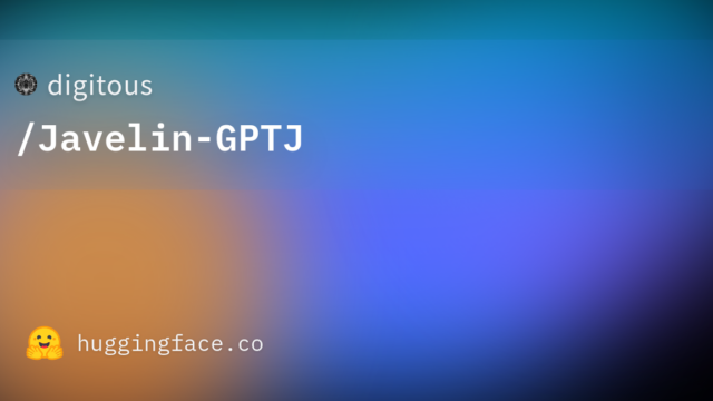 digitous/Javelin-GPTJ