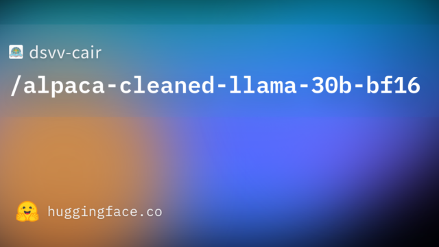 dsvv-cair/alpaca-cleaned-llama-30b-bf16