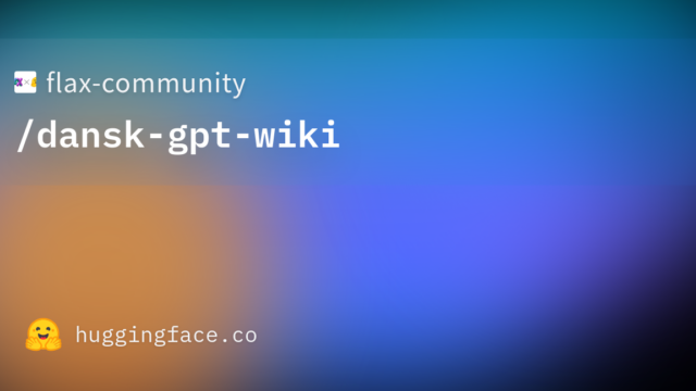 flax-community/dansk-gpt-wiki