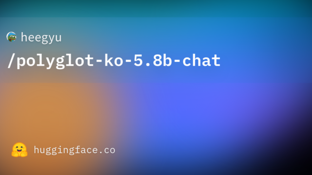 heegyu/polyglot-ko-5.8b-chat