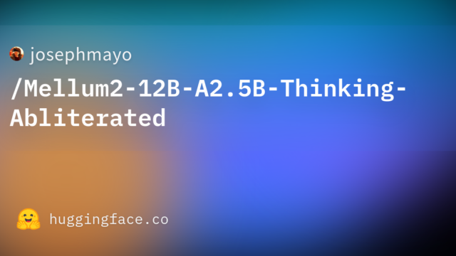 josephmayo/Mellum2-12B-A2.5B-Thinking-Abliterated