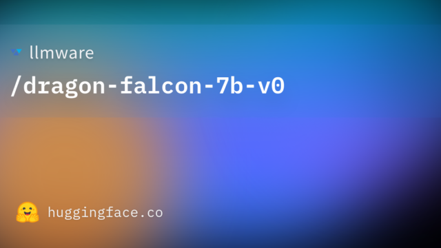 llmware/dragon-falcon-7b-v0