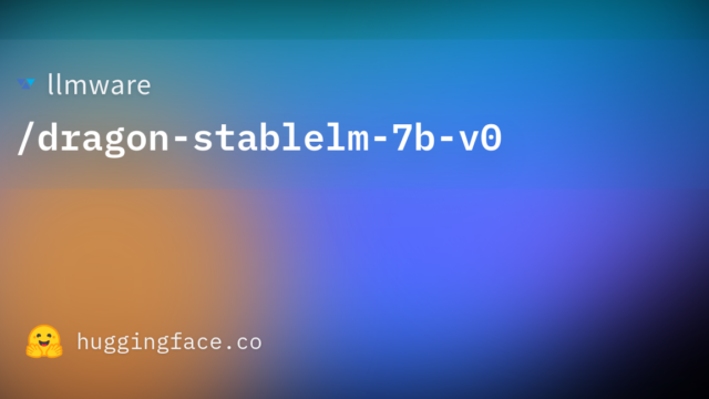llmware/dragon-stablelm-7b-v0