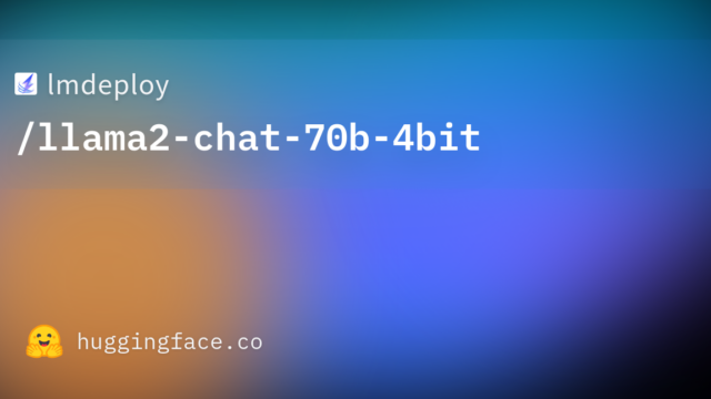 lmdeploy/llama2-chat-70b-4bit