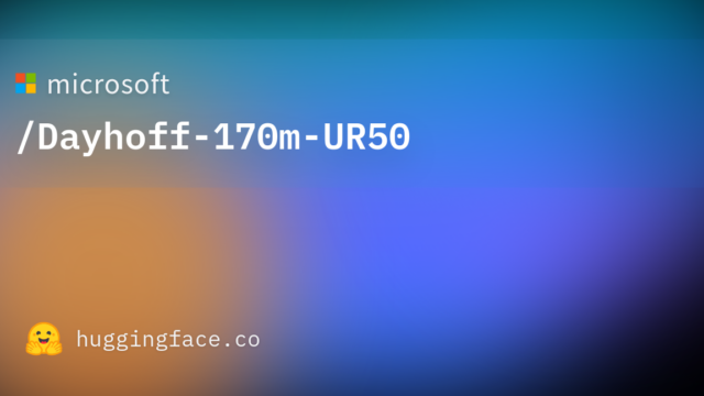 microsoft/Dayhoff-170m-UR50