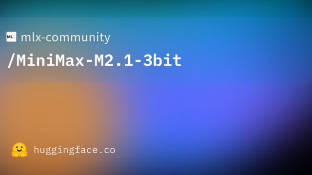 mlx-community/MiniMax-M2.1-3bit
