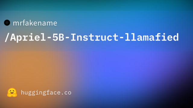 mrfakename/Apriel-5B-Instruct-llamafied