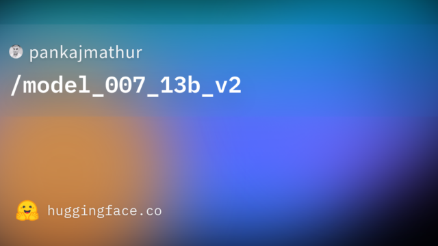pankajmathur/model_007_13b_v2
