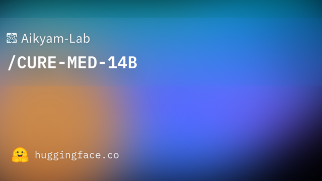 Aikyam-Lab/CURE-MED-14B