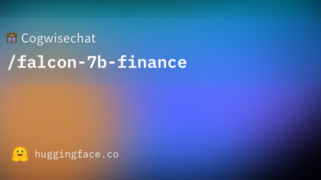 Cogwisechat/falcon-7b-finance