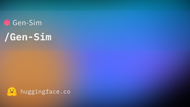 Gen-Sim/Gen-Sim