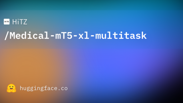 HiTZ/Medical-mT5-xl-multitask