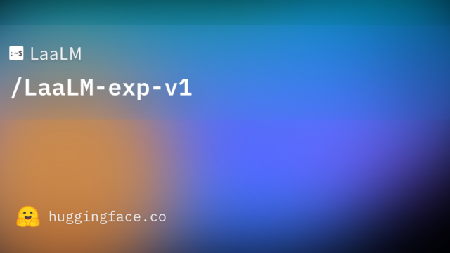 LaaLM/LaaLM-exp-v1