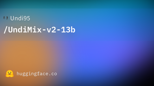 Undi95/UndiMix-v2-13b