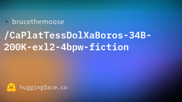 brucethemoose/CaPlatTessDolXaBoros-34B-200K-exl2-4bpw-fiction
