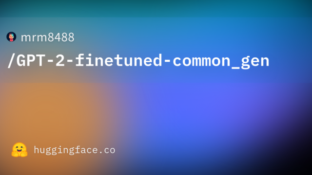 mrm8488/GPT-2-finetuned-common_gen