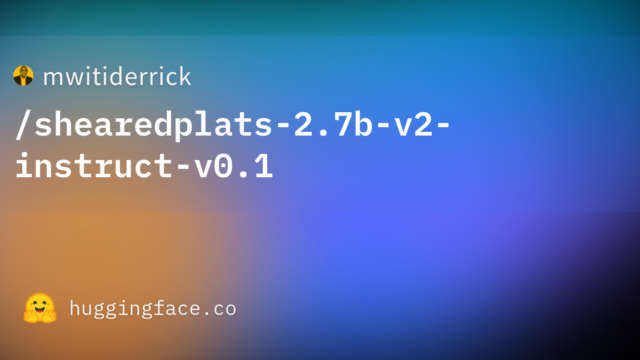 mwitiderrick/shearedplats-2.7b-v2-instruct-v0.1
