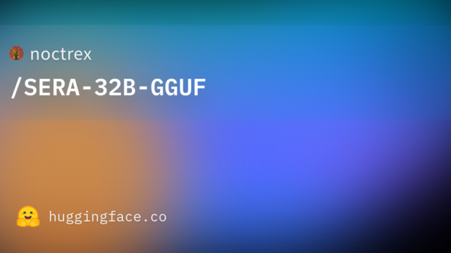 noctrex/SERA-32B-GGUF