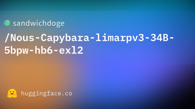 sandwichdoge/Nous-Capybara-limarpv3-34B-5bpw-hb6-exl2