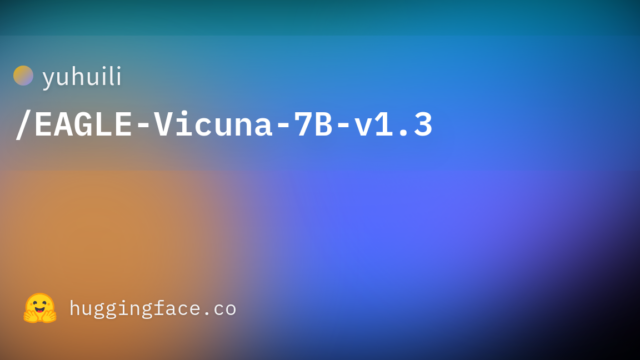 yuhuili/EAGLE-Vicuna-7B-v1.3